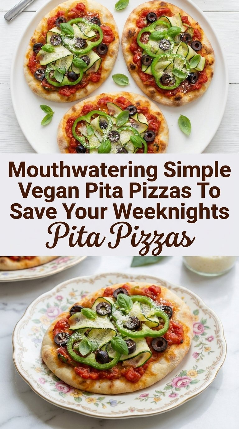 Simple Vegan Pita Pizzas Fast Steps To Make Weeknight Meal